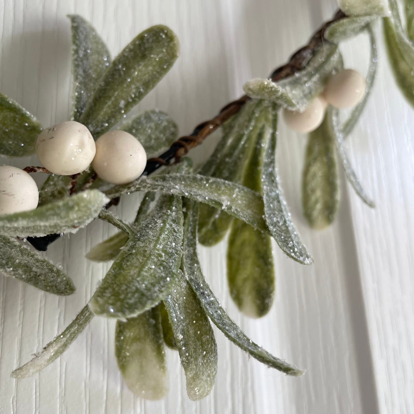 Mistletoe Heart Wreath