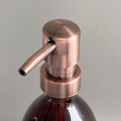 Amber Glass Refillable Bottle