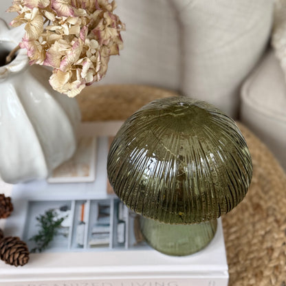 Mushroom led ornament with soft illumination, perfect to create a warm, relaxing atmosphere